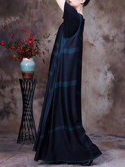 Sleeveless V Neck Summer Vintage Women Maxi Dress