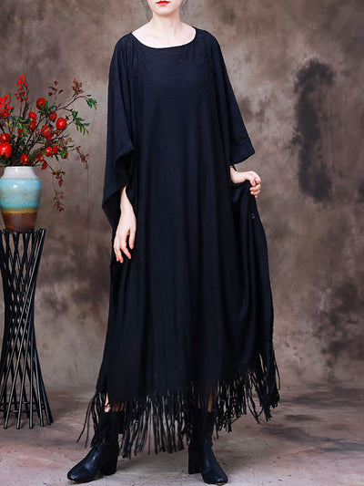 Tassel Print Long Dress For Women