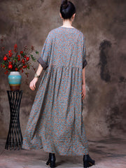 Women Agaric Lace Floral Long Dress