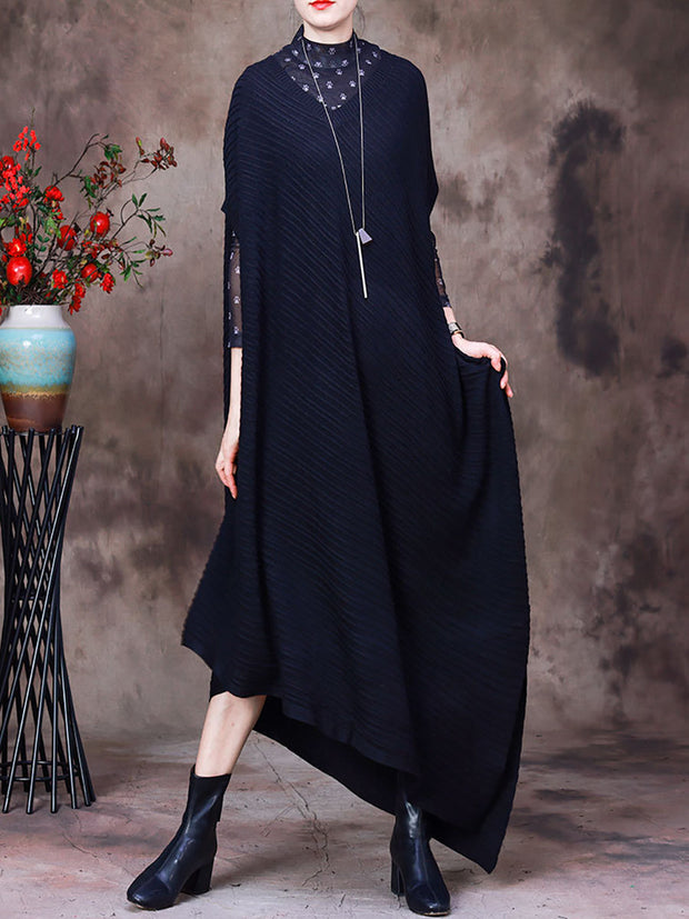 Irregular Dress V neck Women Dress