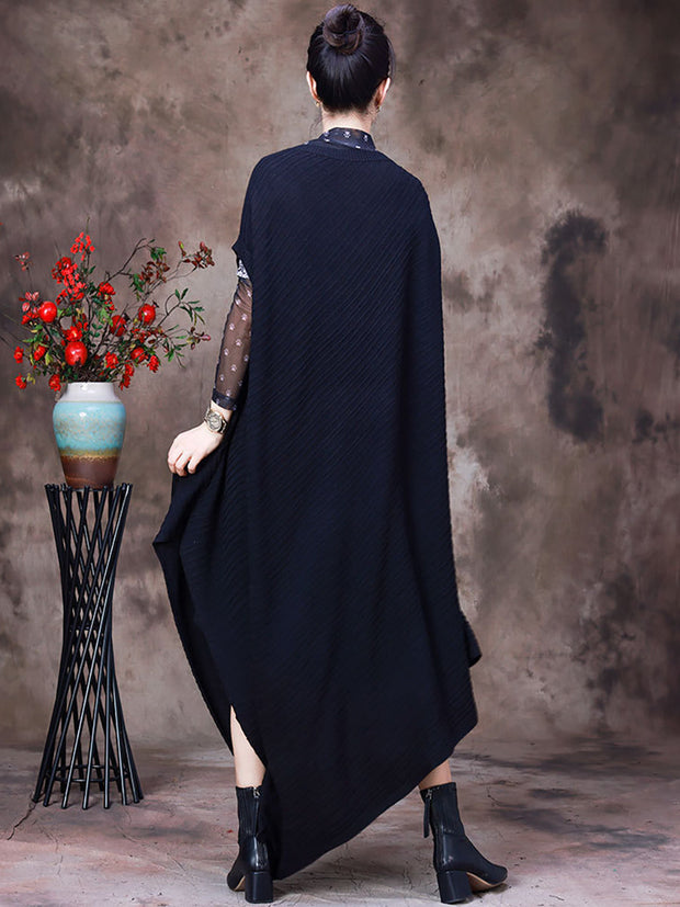 Irregular Dress V neck Women Dress