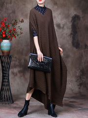 Irregular Dress V neck Women Dress