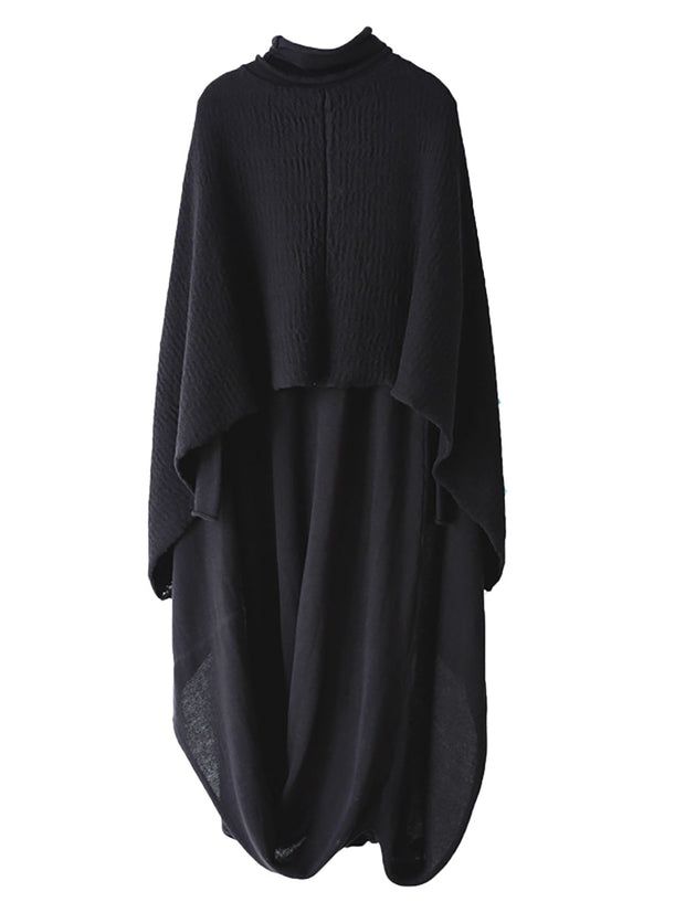 Women Turtleneck Long Knit Sweater Dress